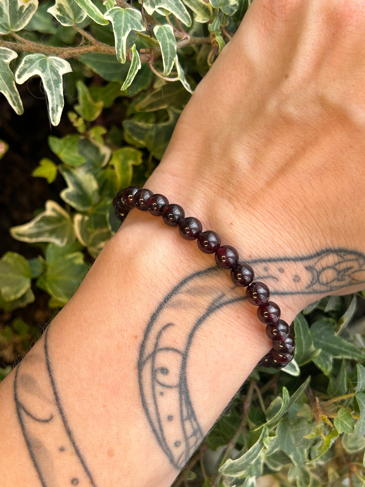 Bracelet grenat