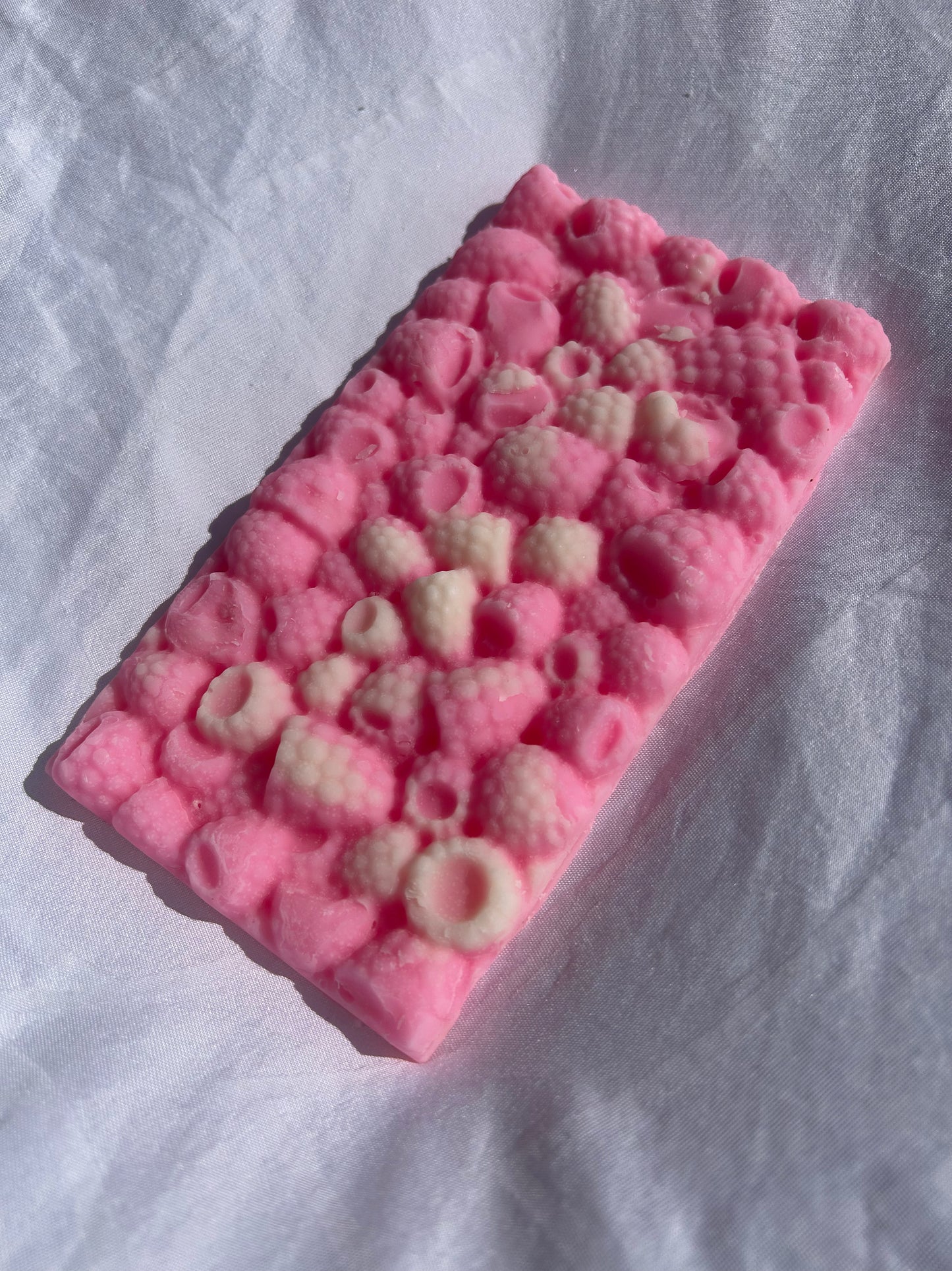 Tablette framboise caramel