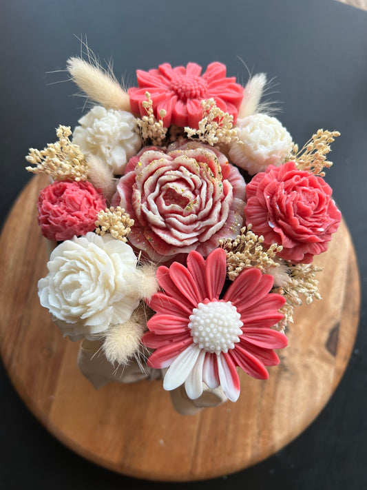 Bouquet baies givrés