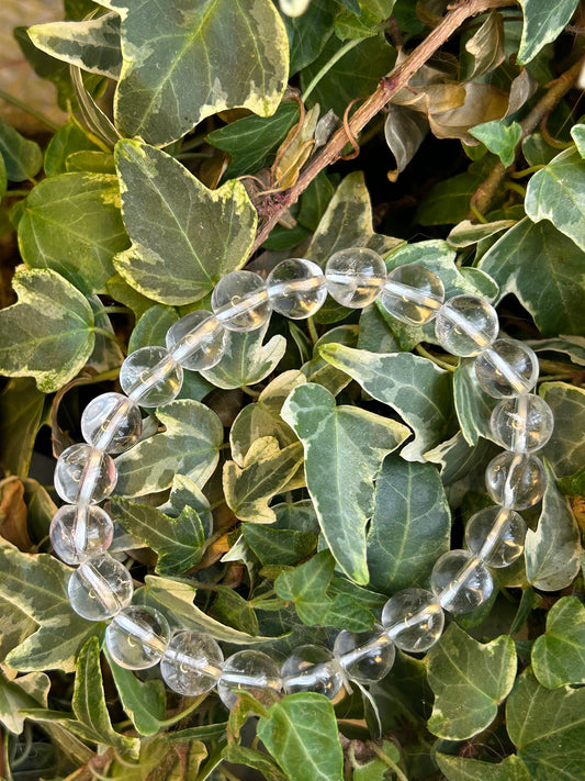 Bracelet cristal de roche 8mm