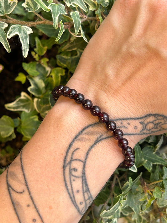 Bracelet grenat