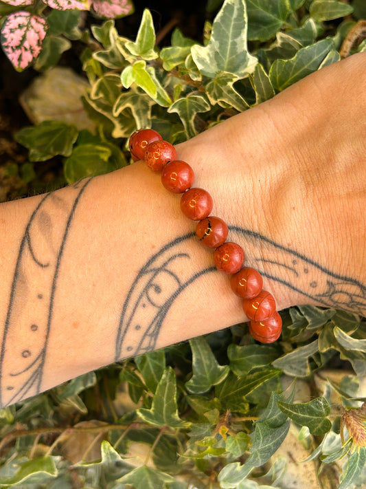 Bracelet Jaspe Rouge