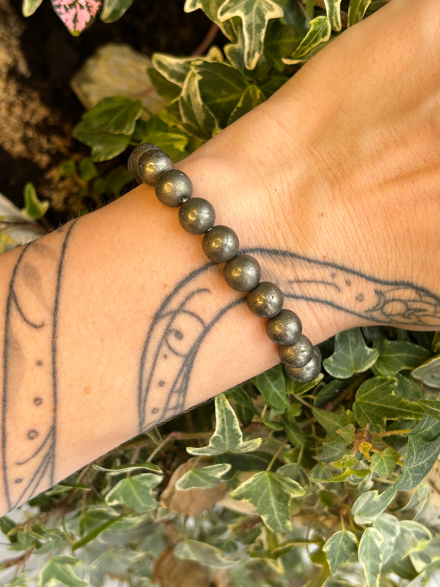 Bracelet pyrite