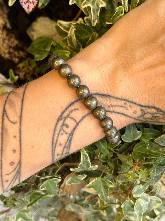 Bracelet pyrite
